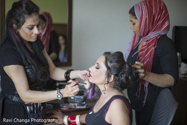 Bride Getting Ready