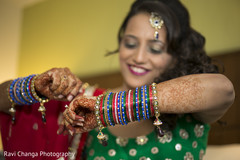 Bride Getting Ready for Sangeet