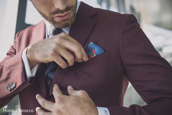 Groom Getting Ready