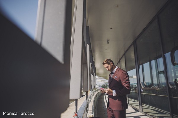 Groom Getting Ready