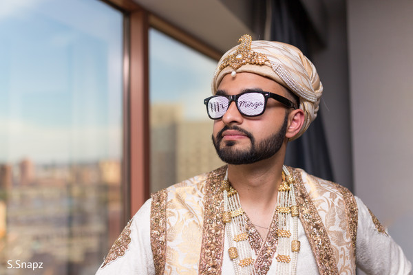 Groom Getting Ready