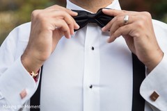 Groom Getting Ready