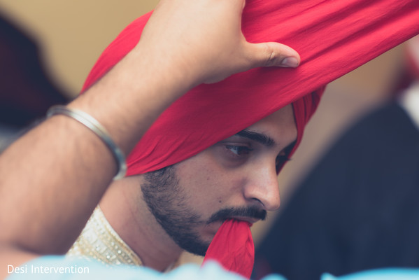 Groom Getting Ready