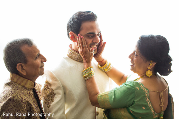 Groom Getting Ready