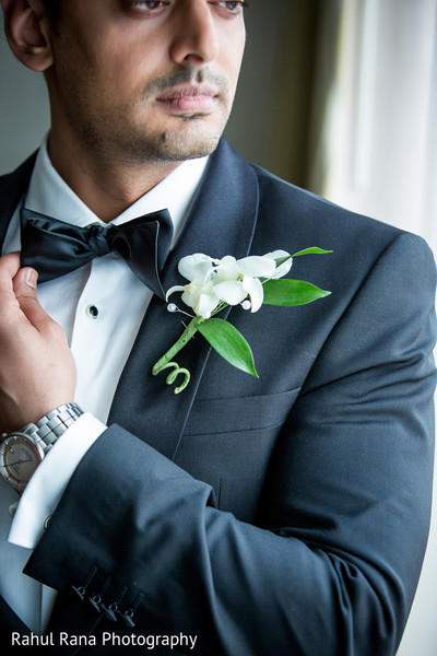 Groom Getting Ready