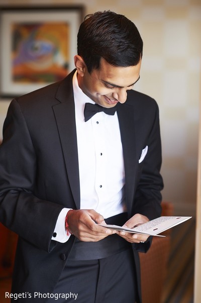 Groom Getting Ready