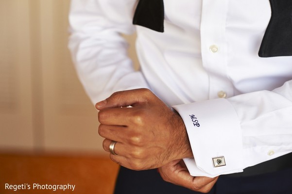 Groom Getting Ready