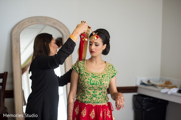 Bride Getting Ready