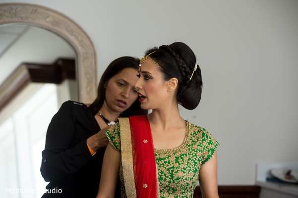 Bride Getting Ready