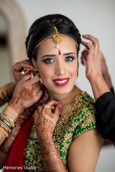 Bride Getting Ready