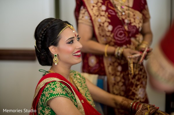 Bride Getting Ready