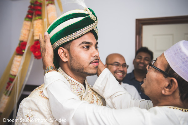 Groom Getting Ready