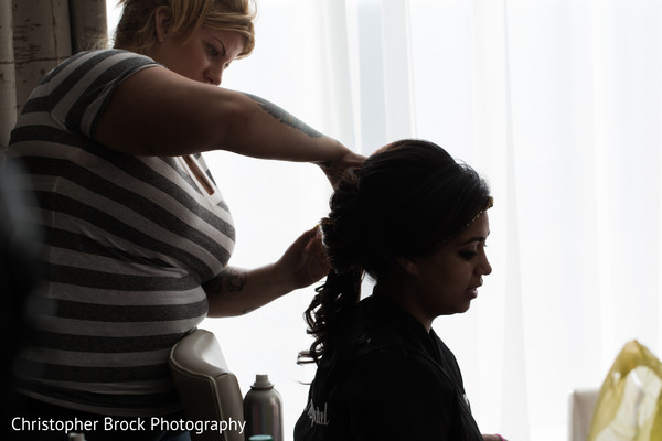 Bride Getting Ready