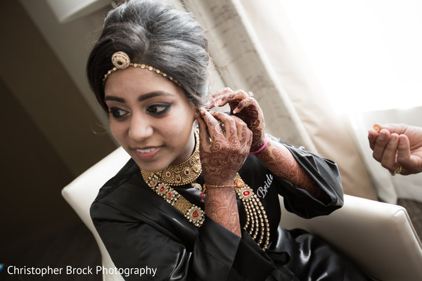 Bride Getting Ready