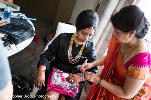 Bride Getting Ready