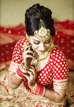 Indian bridal portrait