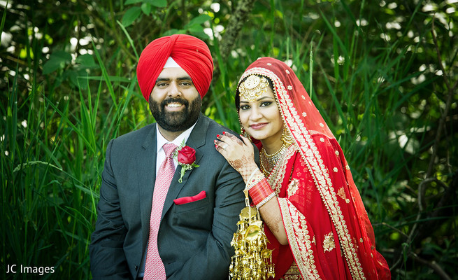 Indian wedding portrait