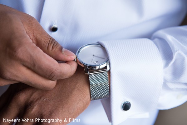 Groom Getting Ready