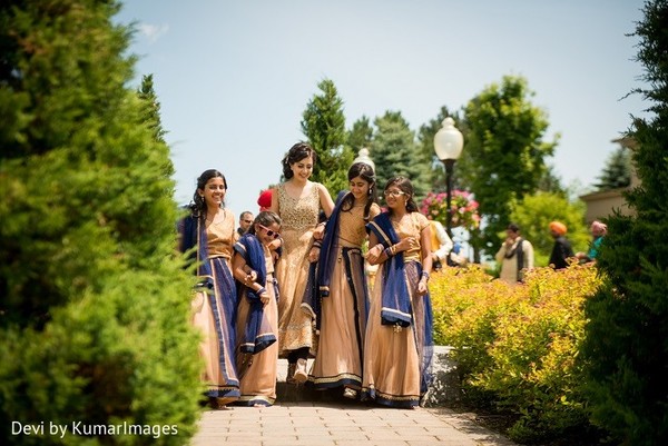 Indian bridal party