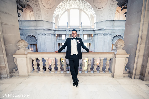 Indian groom portrait