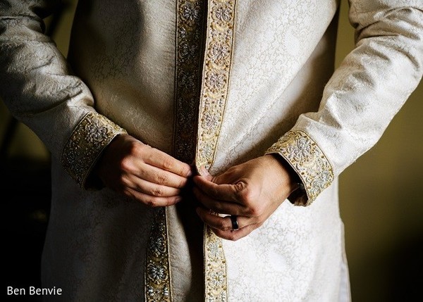 Groom Getting Ready