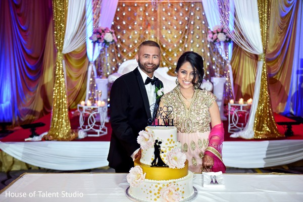 Cutting the cake