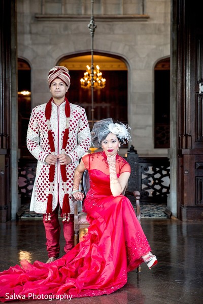 bride and groom portrait