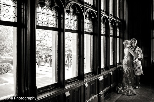 bride and groom portrait