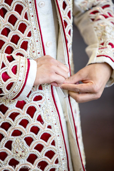 Groom Getting Ready