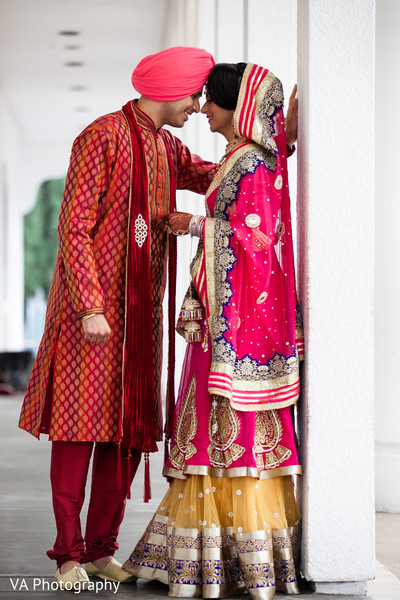 Sikh wedding portrait