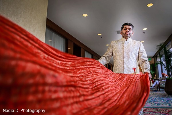 Groom Getting Ready