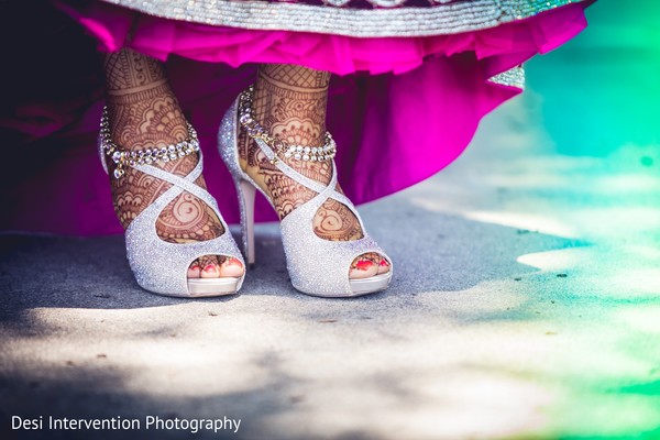 heels and mehndi