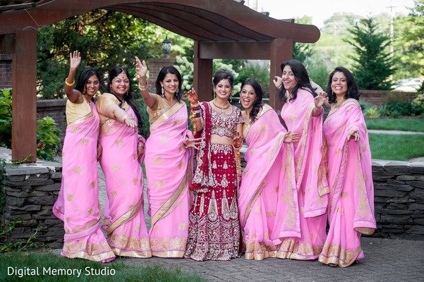 Indian bridal party