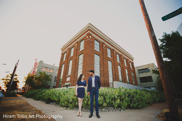 Indian wedding engagement portraits