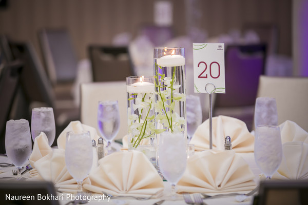 reception floral and decor