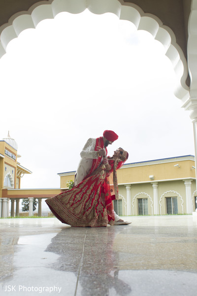 Indian bride and groom photography