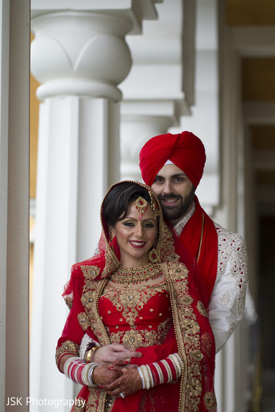 Indian bride and groom photography