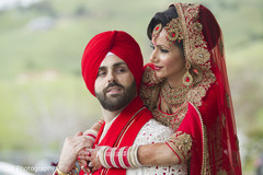 Indian bride and groom photography