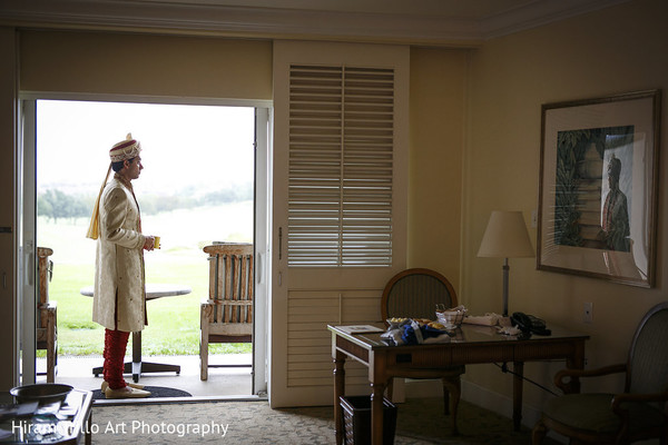 Groom Getting Ready