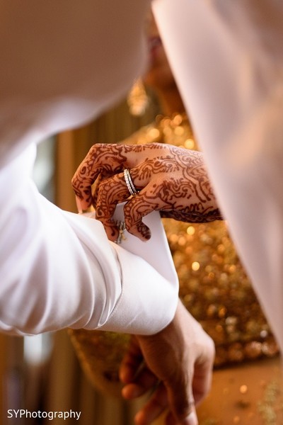 Groom Getting Ready