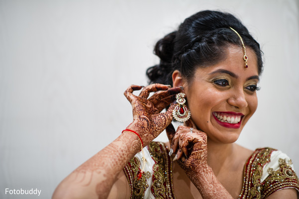 bride getting ready