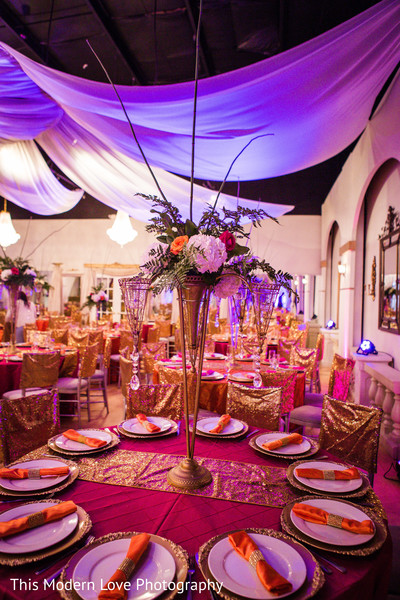 reception floral and decor