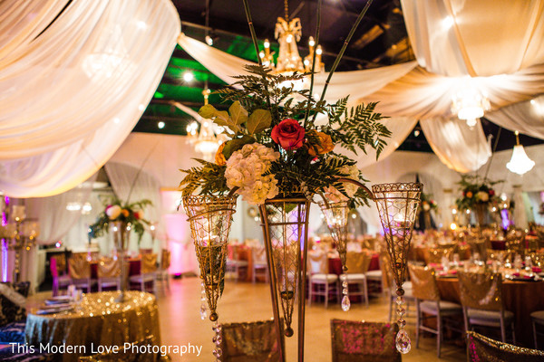 reception floral and decor