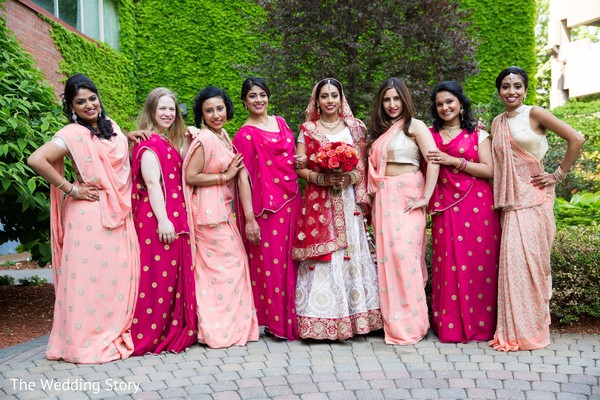 bridal party portrait