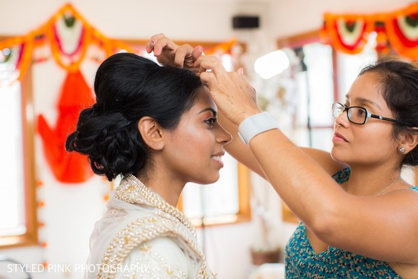 bride getting ready