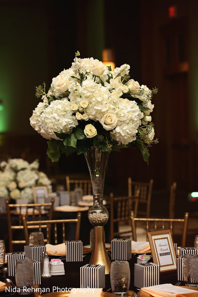 reception floral and decor