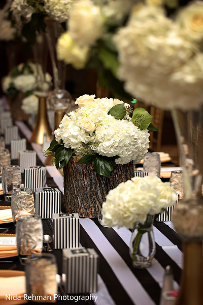 reception floral and decor