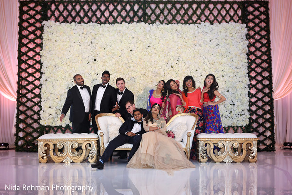 indian wedding reception photography