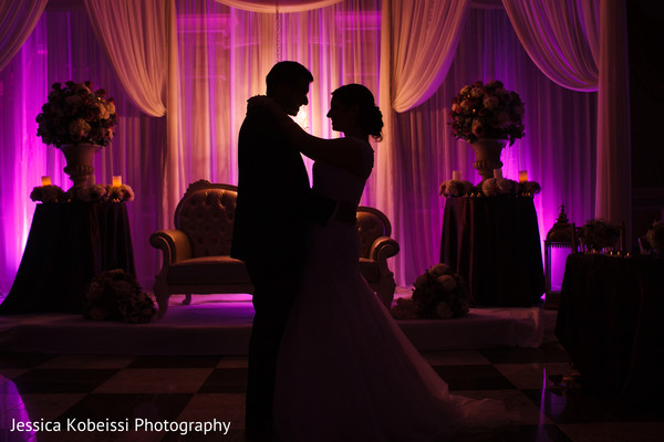 indian wedding reception portrait