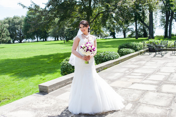 white wedding dress